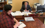 Встреча Главы муниципального округа Александра Александровича Савельева с руководителем регионального отделения независимого профсоюза